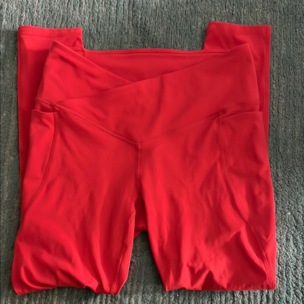 Vibrant Red Leggings